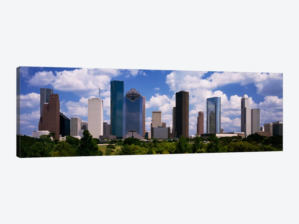 Buildings in a city, Houston, Texas, USA by Panoramic Images 1-piece Canvas Wall Art