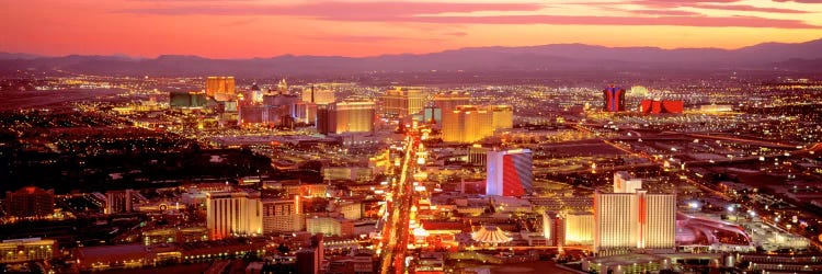 Aerial Las Vegas NV USA by Panoramic Images wall art