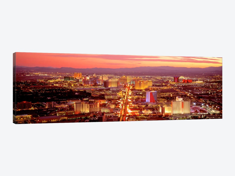 Aerial Las Vegas NV USA by Panoramic Images 1-piece Canvas Wall Art