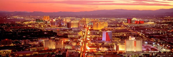 Nevada: Aerial Las Vegas NV USA by Panoramic Images