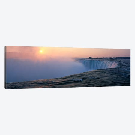 Sunrise Horseshoe Falls Niagara Falls NY USA Canvas Print #PIM2065} by Panoramic Images Canvas Wall Art
