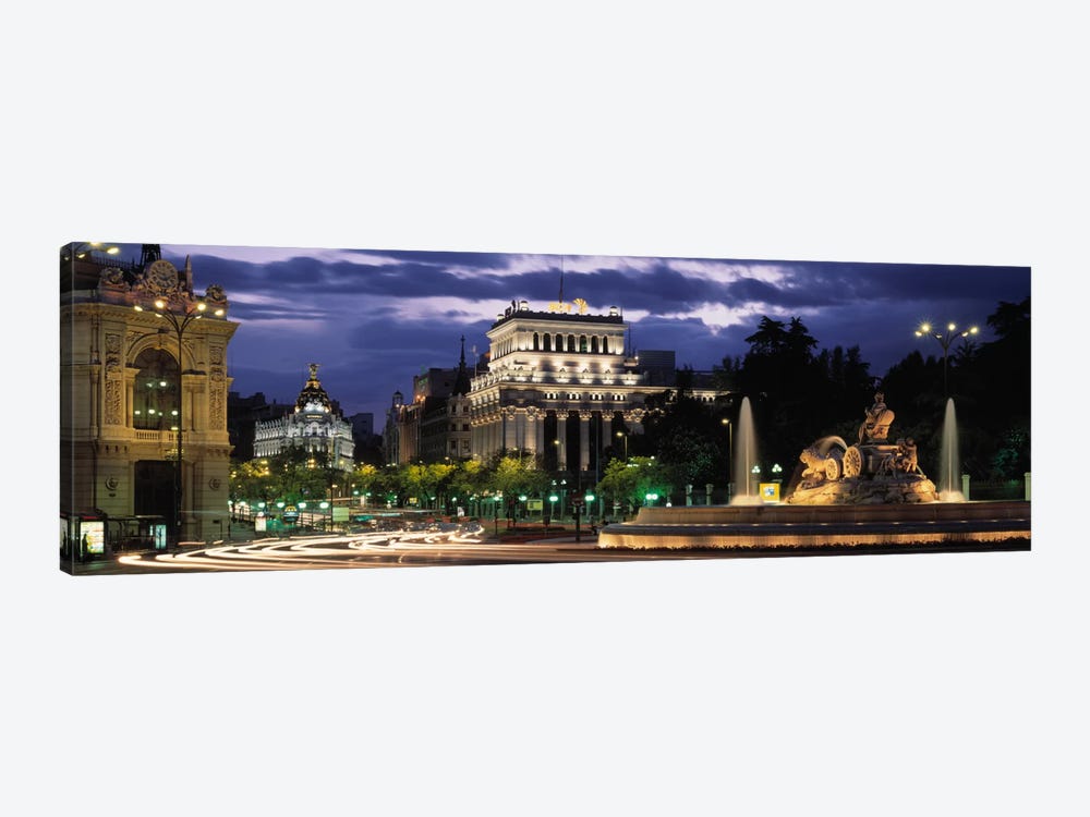 Western View From Plaza de Cibales, Madrid, Spain by Panoramic Images 1-piece Art Print
