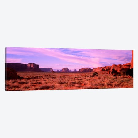 Distant View, Monument Valley, Navajo Nation, USA Canvas Print #PIM2073} by Panoramic Images Canvas Artwork