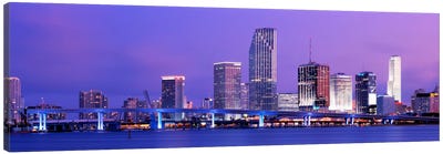Miami FL Canvas Art Print - Miami Skylines