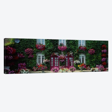 Flowers Breton Home Brittany France Canvas Print #PIM2078} by Panoramic Images Canvas Art
