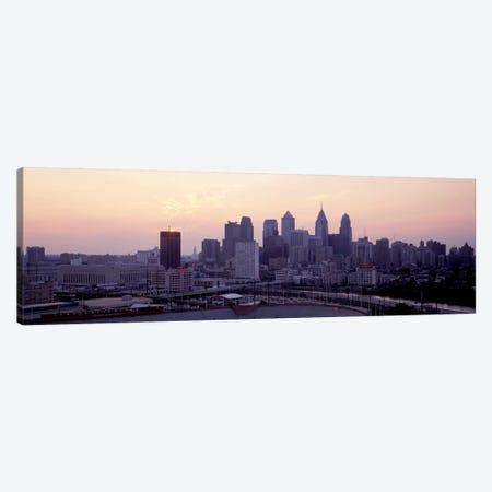 Sunrise Philadelphia PA USA Canvas Print #PIM2085} by Panoramic Images Canvas Artwork