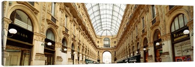 Galleria Vittorio Emanuele II, Milan, Italy Canvas Art Print - Milan Art