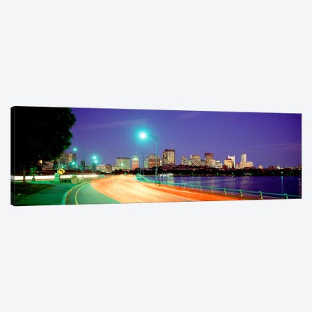 USAMassachusetts, Boston, Highway along Charles River Canvas Print #PIM2096} by Panoramic Images Canvas Print