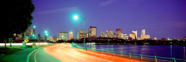 USAMassachusetts, Boston, Highway along Charles River