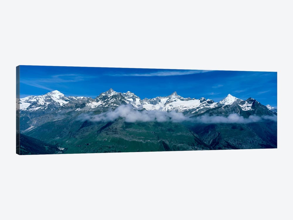 Aerial View, Swiss Alps, Switzerland by Panoramic Images 1-piece Canvas Wall Art