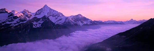 Switzerland: Cloud Cover I, Swiss Alps, Switzerland by Panoramic Images