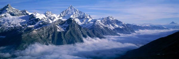 Switzerland: Cloud Cover II, Swiss Alps, Switzerland by Panoramic Images