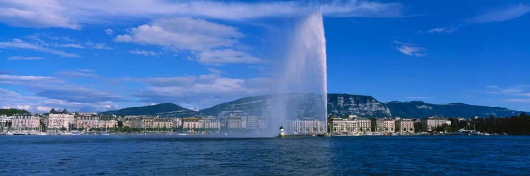 A Jetting Jet d'Eau, Geneva, Switzerland