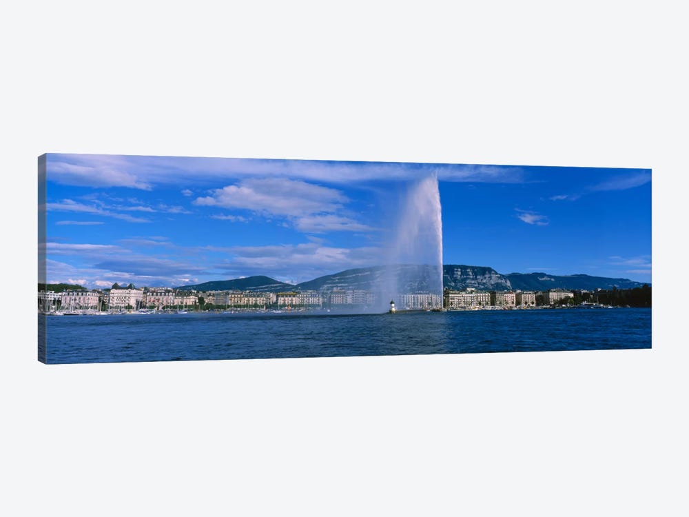 A Jetting Jet d'Eau, Geneva, Switzerland by Panoramic Images 1-piece Art Print