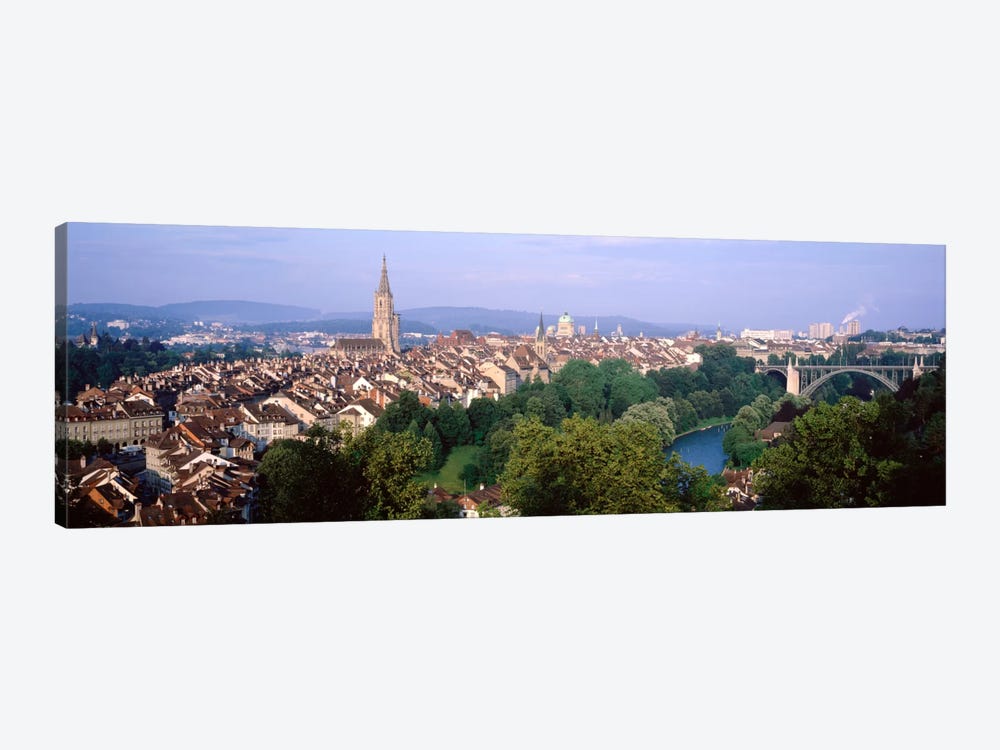 Aerial View Of Innere Stadt, Bern, Switzerland by Panoramic Images 1-piece Canvas Art Print