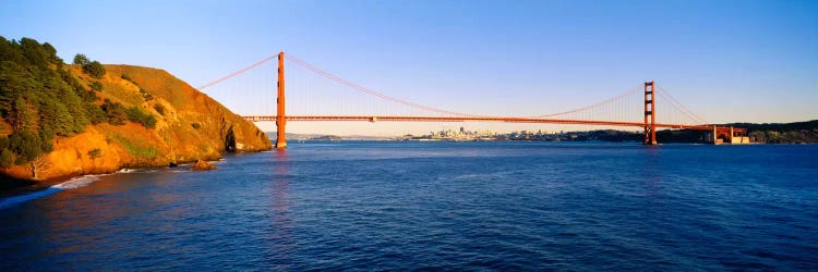 Suspension bridge across the sea, Golden Gate Bridge, San Francisco, California, USA #2