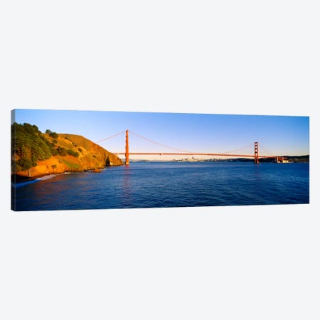 Suspension bridge across the sea, Golden Gate Bridge, San Francisco, California, USA #2 Canvas Print #PIM2125} by Panoramic Images Canvas Print