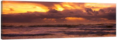 Clouds over the oceanPacific Ocean, California, USA Canvas Art Print - Wave Art