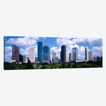 Skyscrapers in a cityHouston, Texas, USA Canvas Print #PIM2140} by Panoramic Images Canvas Art