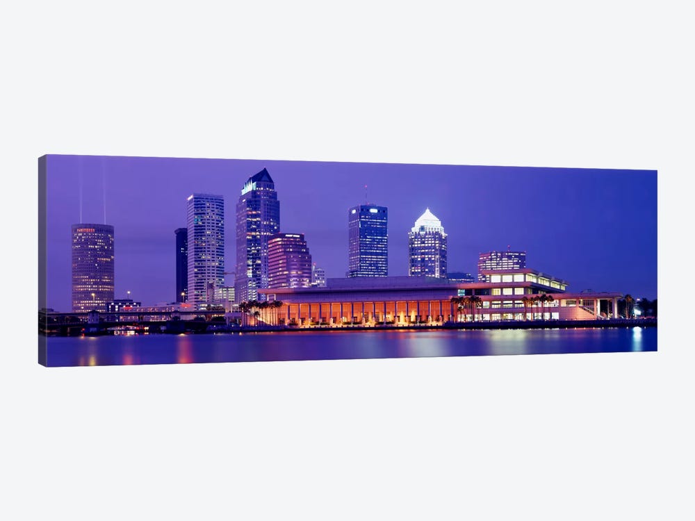 Building at the waterfront, Tampa, Florida, USA by Panoramic Images 1-piece Canvas Print