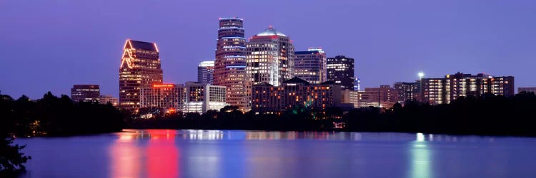 USTexas, Austin, skyline, night