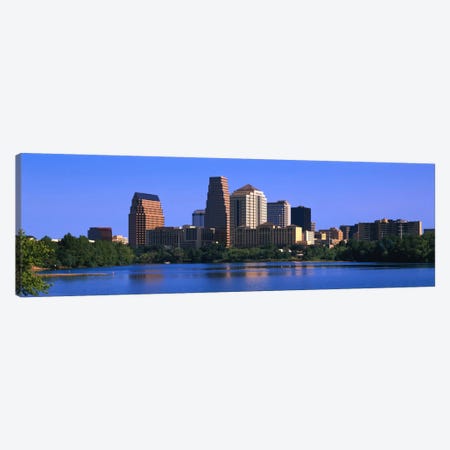 Skyscrapers at the waterfront, Austin, Texas, USA Canvas Print #PIM2145} by Panoramic Images Canvas Print