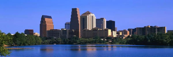 Skyscrapers at the waterfront, Austin, Texas, USA