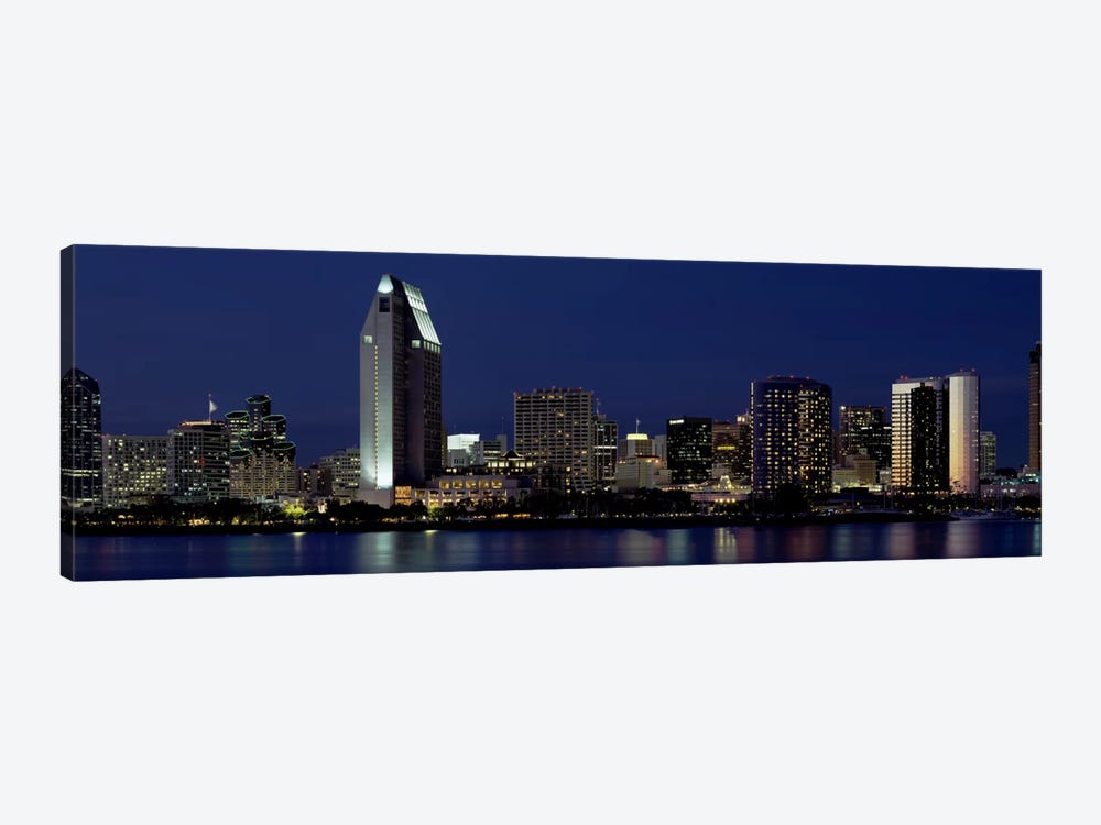 Skyscrapers in a citySan Diego, California, USA by Panoramic Images 1-piece Canvas Print