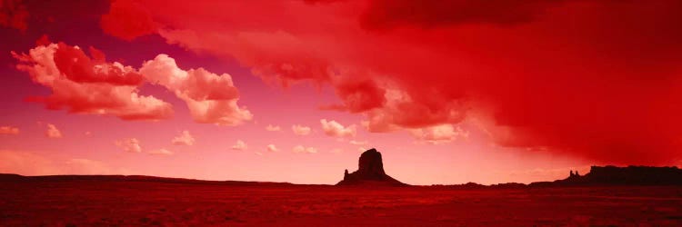 Stormy Desert Landscape With Red Filter, Utah, USA by Panoramic Images wall art