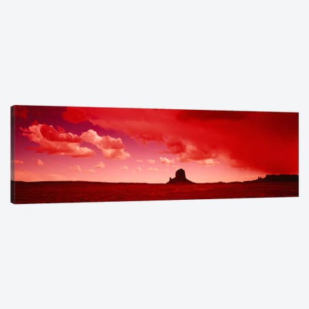Stormy Desert Landscape With Red Filter, Utah, USA Canvas Print #PIM2152} by Panoramic Images Art Print