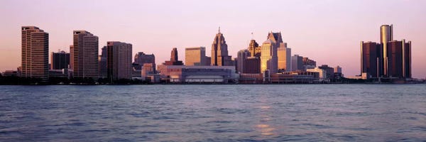 Detroit: Skyline Detroit MI USA by Panoramic Images