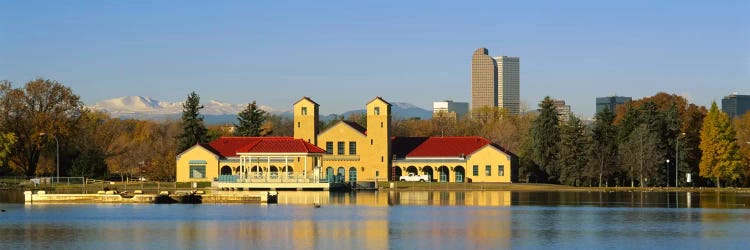 Buildings at the waterfront, City Park Pavilion, Denver, Colorado, USA