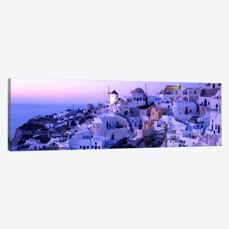 Evening Twilight, Oia, Santorini, Cyclades, Greece Canvas Print #PIM2167} by Panoramic Images Canvas Print