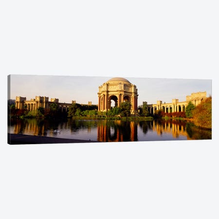 Buildings at the waterfront, Palace of Fine Arts, San Francisco, California, USA Canvas Print #PIM2173} by Panoramic Images Canvas Art Print