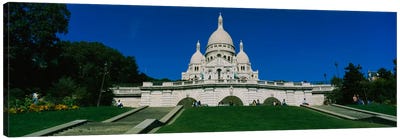 Facade of a basilica, Basilique Du Sacre Coeur, Paris, France Canvas Art Print - Paris Photography