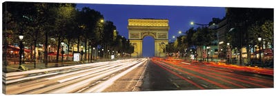 Arc de Triomphe, Paris, Ile-de France, France Canvas Art Print - Arc de Triomphe