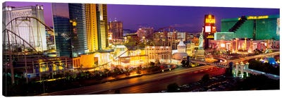 High angle view of a city, Las Vegas, Nevada, USA Canvas Art Print