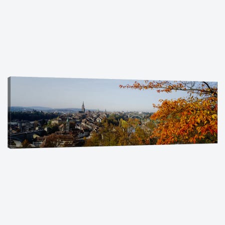 High angle view of buildings, Berne Canton, Switzerland Canvas Print #PIM2196} by Panoramic Images Canvas Artwork