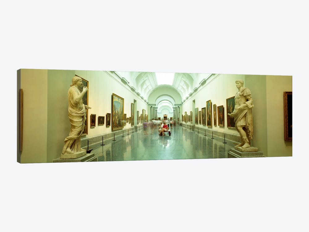 Main Exhibition Hall, Prado Museum, Madrid, Spain by Panoramic Images 1-piece Canvas Print