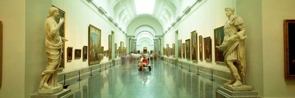 Madrid: Main Exhibition Hall, Prado Museum, Madrid, Spain by Panoramic Images