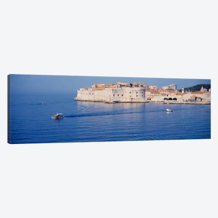 Two boats in the sea, Dubrovnik, Croatia Canvas Print #PIM2211} by Panoramic Images Canvas Art