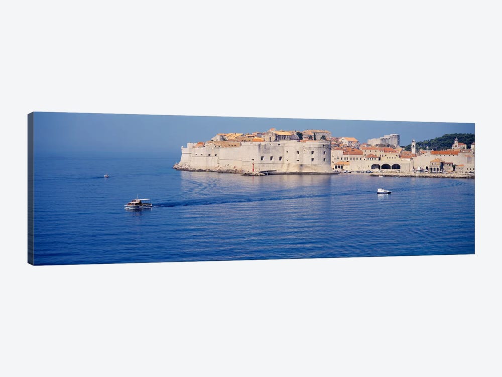 Two boats in the sea, Dubrovnik, Croatia by Panoramic Images 1-piece Art Print