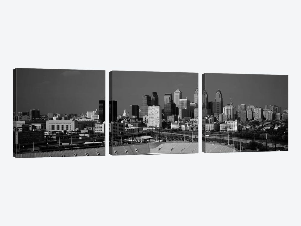 Buildings in a cityPhiladelphia, Pennsylvania, USA by Panoramic Images 3-piece Canvas Print