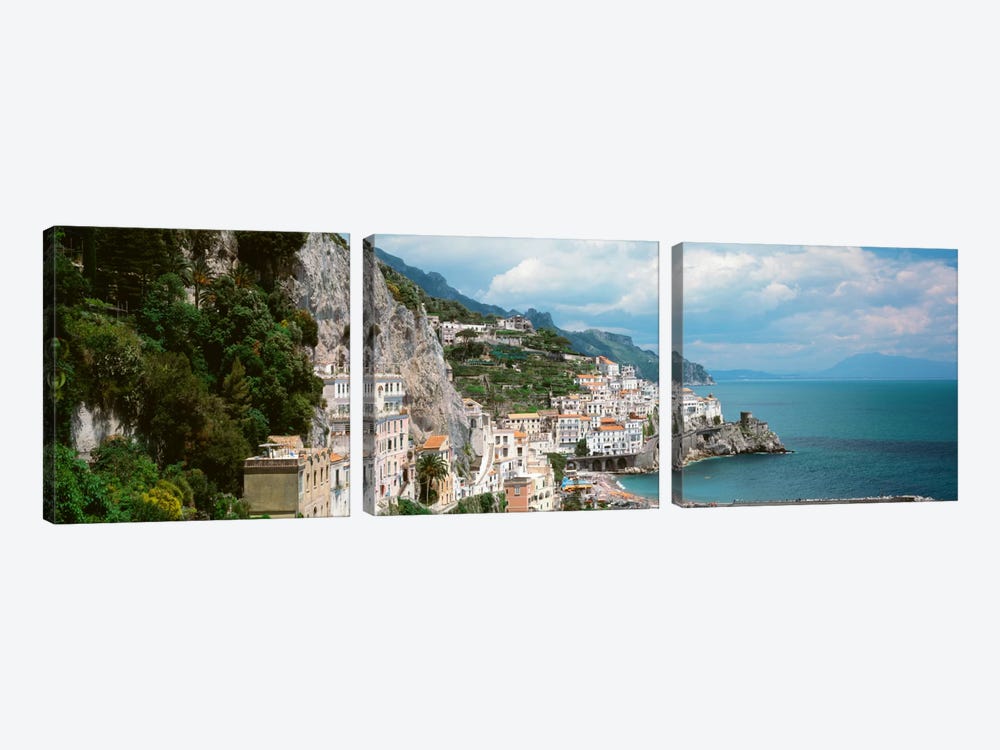 Amalfi Coast, Salerno, Italy by Panoramic Images 3-piece Canvas Print