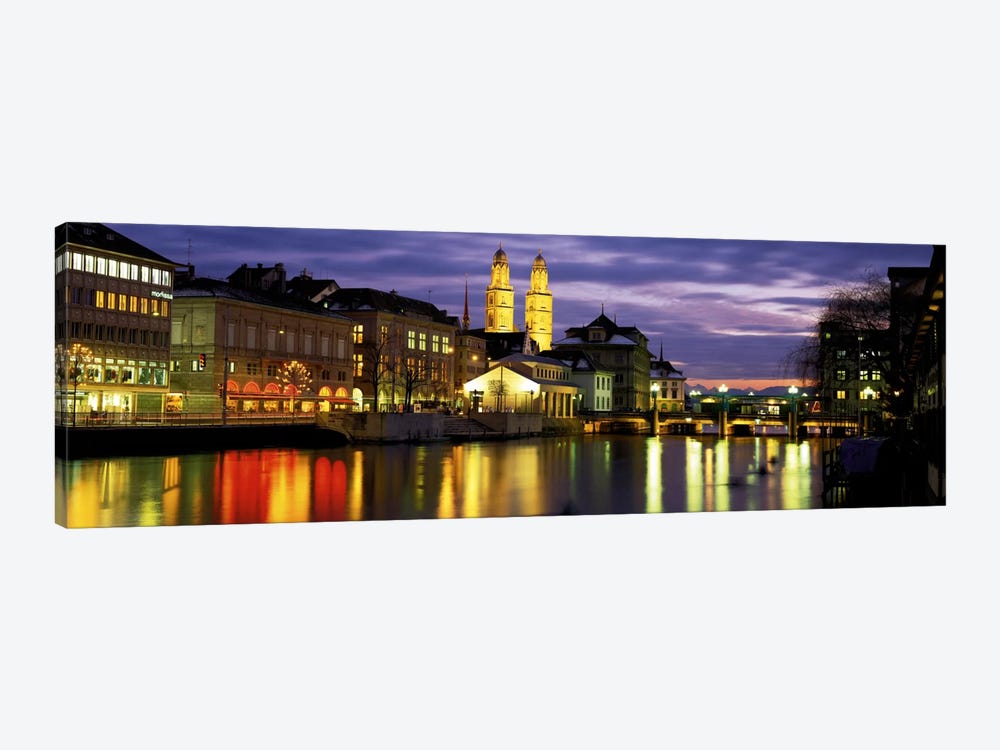 River Limmat Zurich Switzerland by Panoramic Images 1-piece Art Print