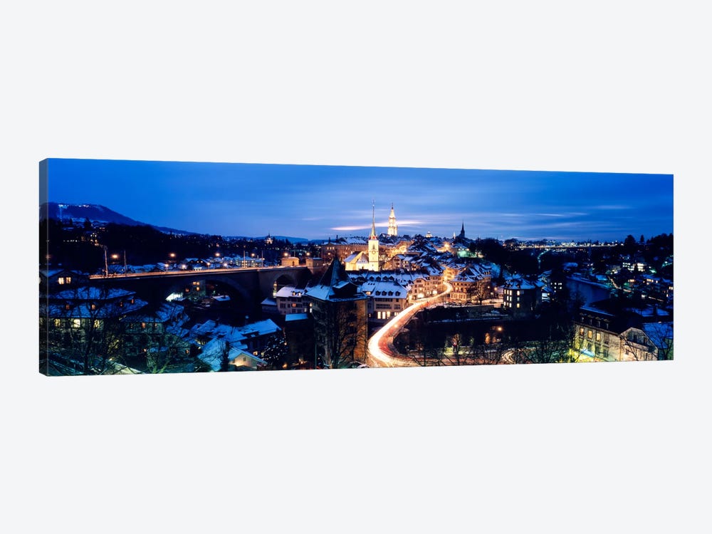 Night Bern Switzerland by Panoramic Images 1-piece Art Print