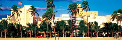 Ocean Drive South Beach Miami Beach FL USA by Panoramic Images acrylic art print