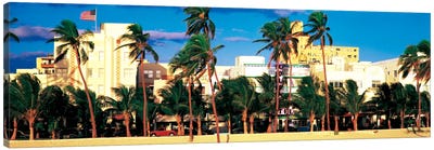 Ocean Drive South Beach Miami Beach FL USA Canvas Art Print - Miami Art