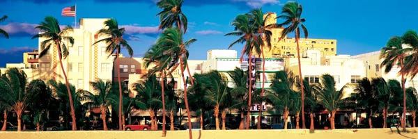 Florida Beaches: Ocean Drive South Beach Miami Beach FL USA by Panoramic Images