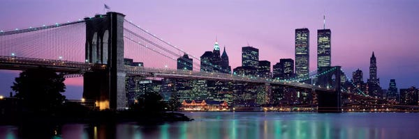 Panoramic Images: Brooklyn Bridge New York NY USA by Panoramic Images